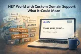 HEY World with Custom Domain Support: What It Could Mean