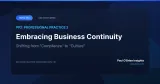 PP2: Embracing Business Continuity: