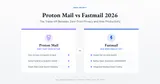 Proton Mail vs Fastmail 2026: Privacy or Productivity?