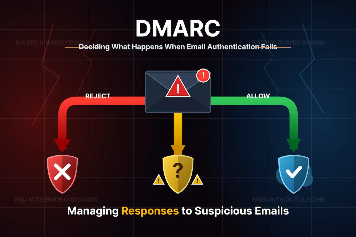 DMARC: Deciding What Happens When Email Authentication Fails