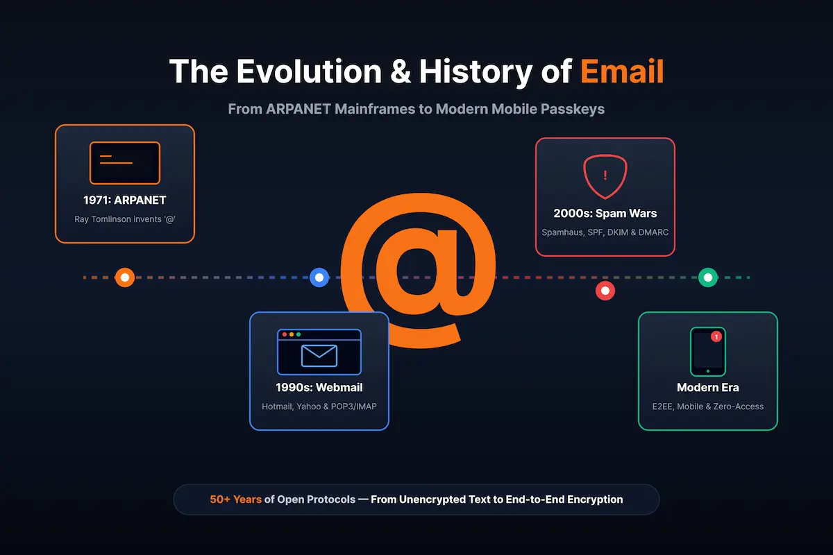 The History of Email: From ARPANET to the Modern Inbox