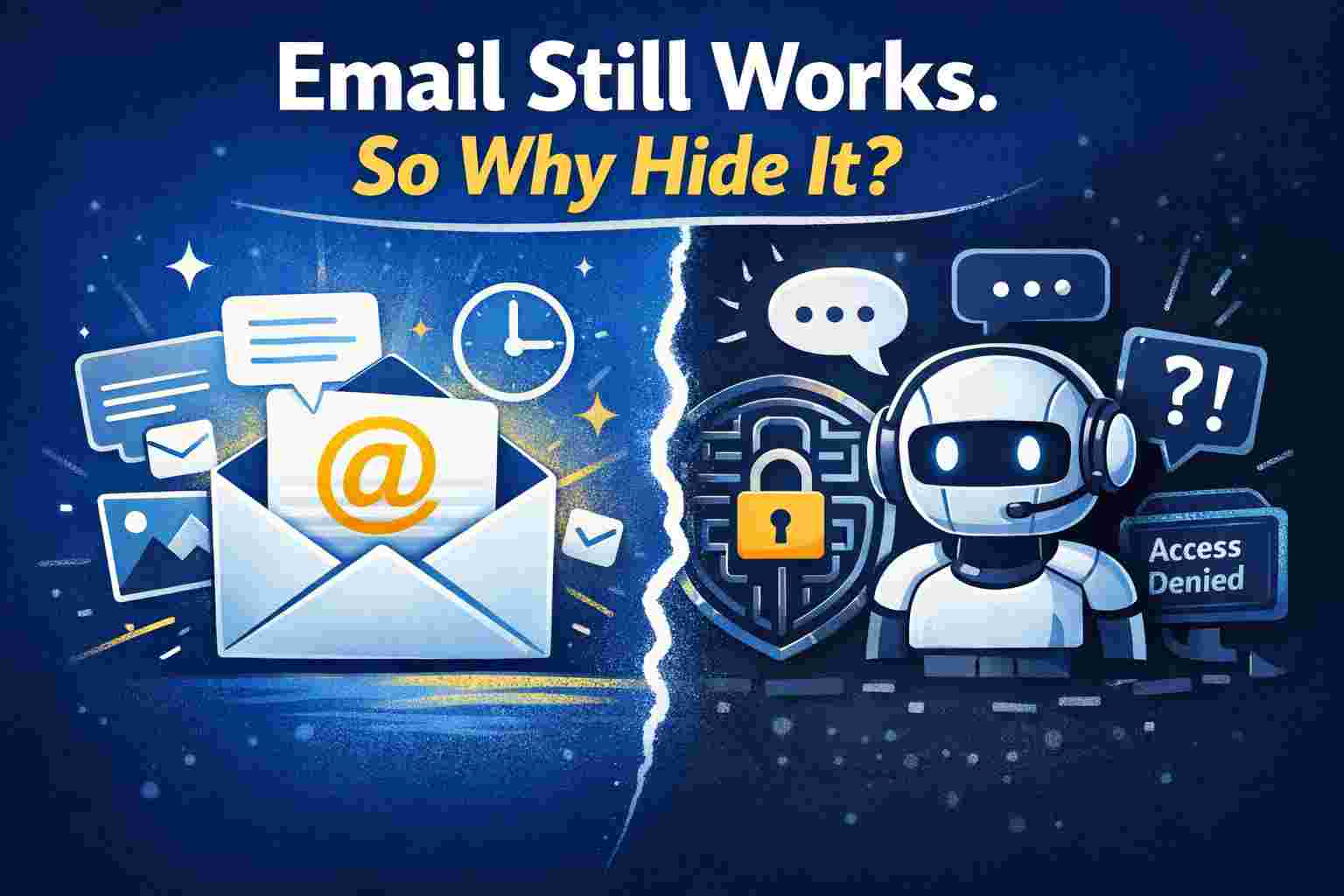 Should Businesses Hide Their Email Address?