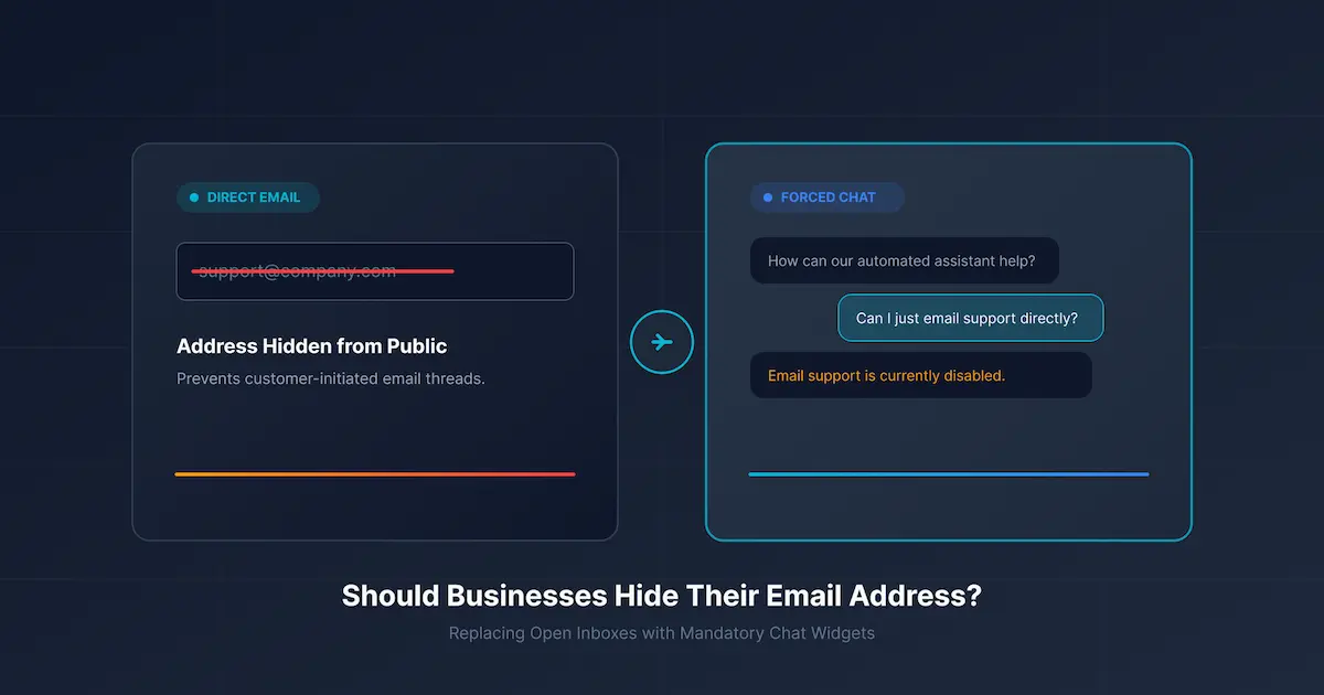 Should Businesses Hide Their Email Address?