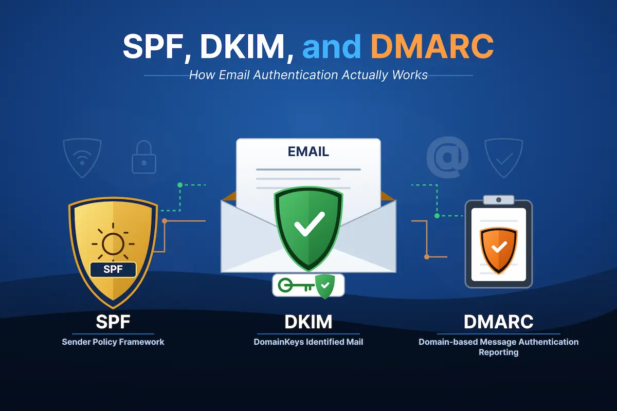 SPF, DKIM, and DMARC: How Email Authentication Actually Works