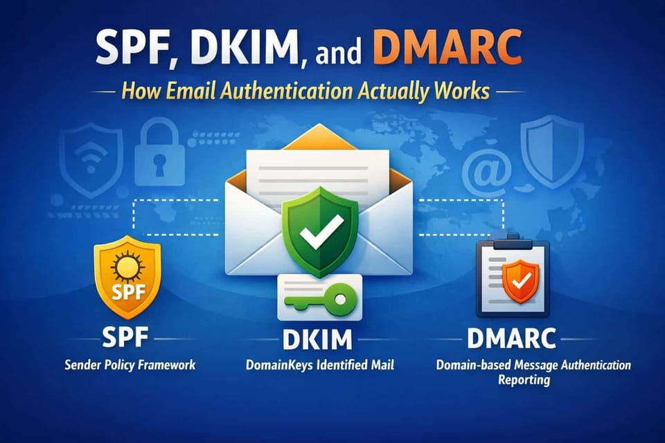 SPF, DKIM, and DMARC: How Email Authentication Actually Works