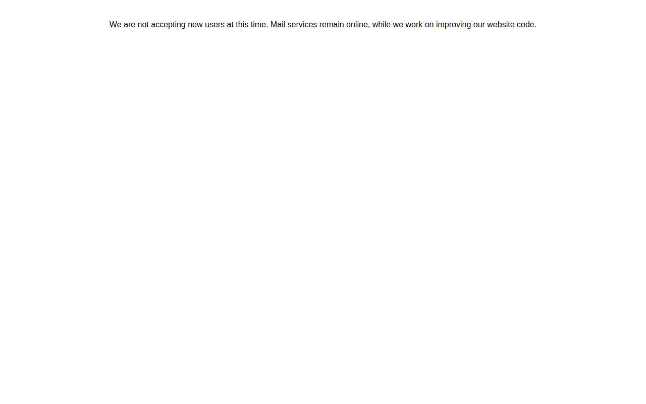 The Lavabit home page, as my checks saw it